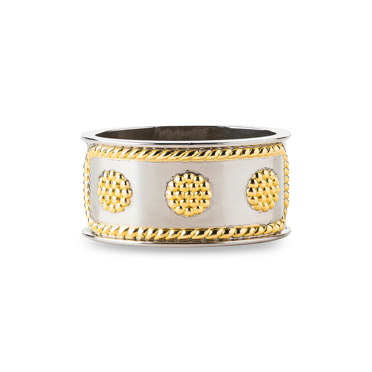 JULISKA B&T SILVER/GOLD NAPKIN RING LR10/67