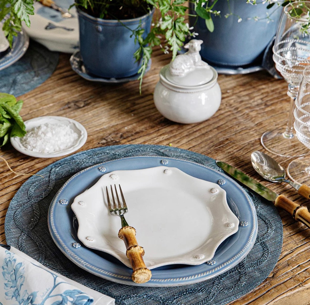 B&T Chambray Dinner Plate JDR/47⭐️