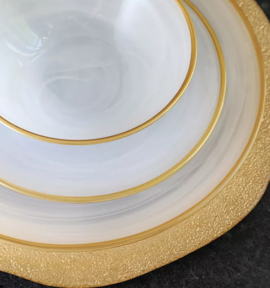 Rufolo Glass Gold Charger⭐️