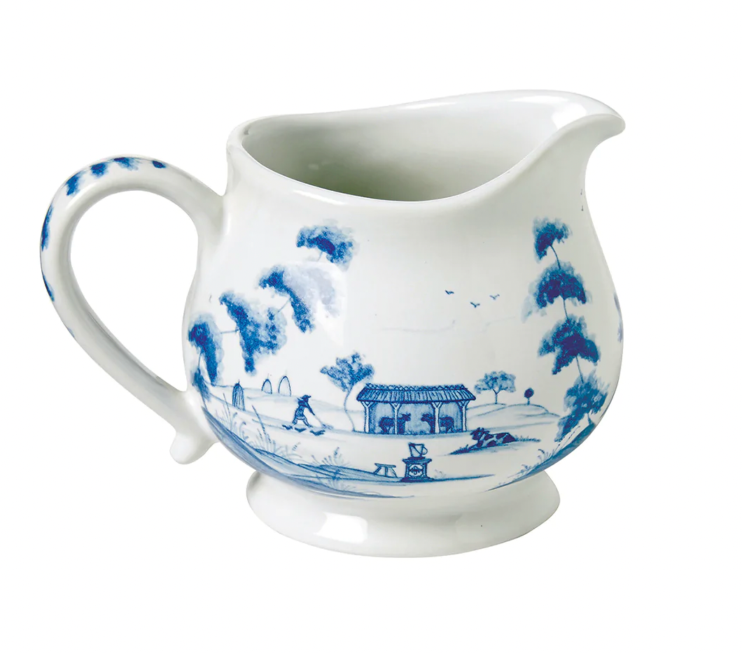 Country Estate Delft Blue Coffee Creamer