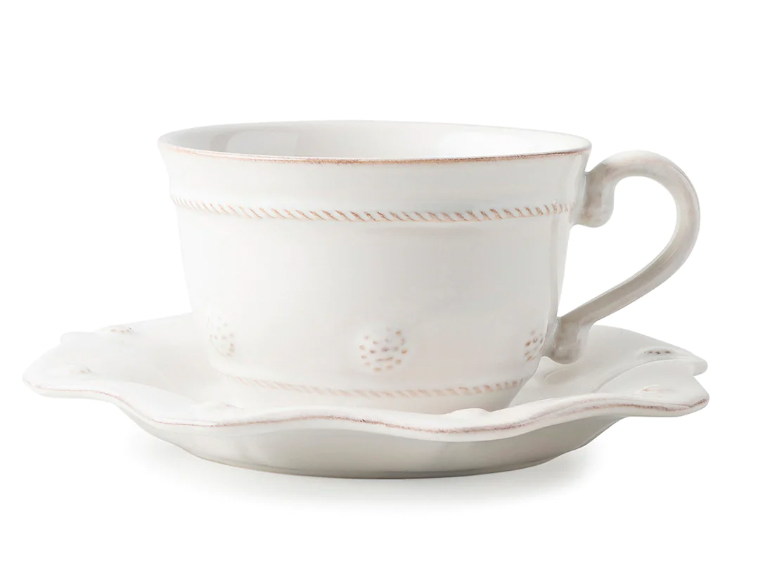 B&T Whitewash Tea Cup JA04/W