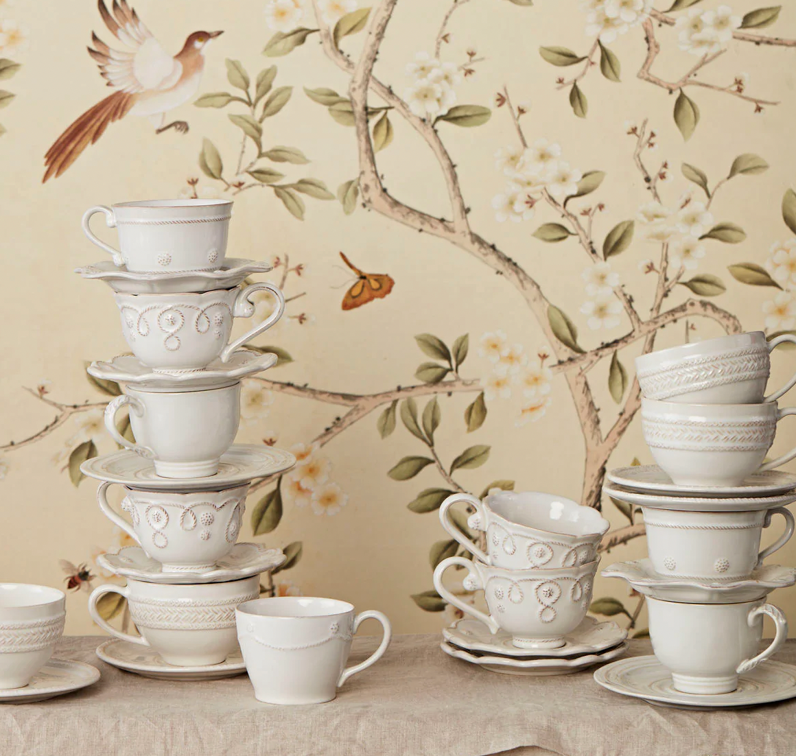 B&T Whitewash Tea Cup JA04/W