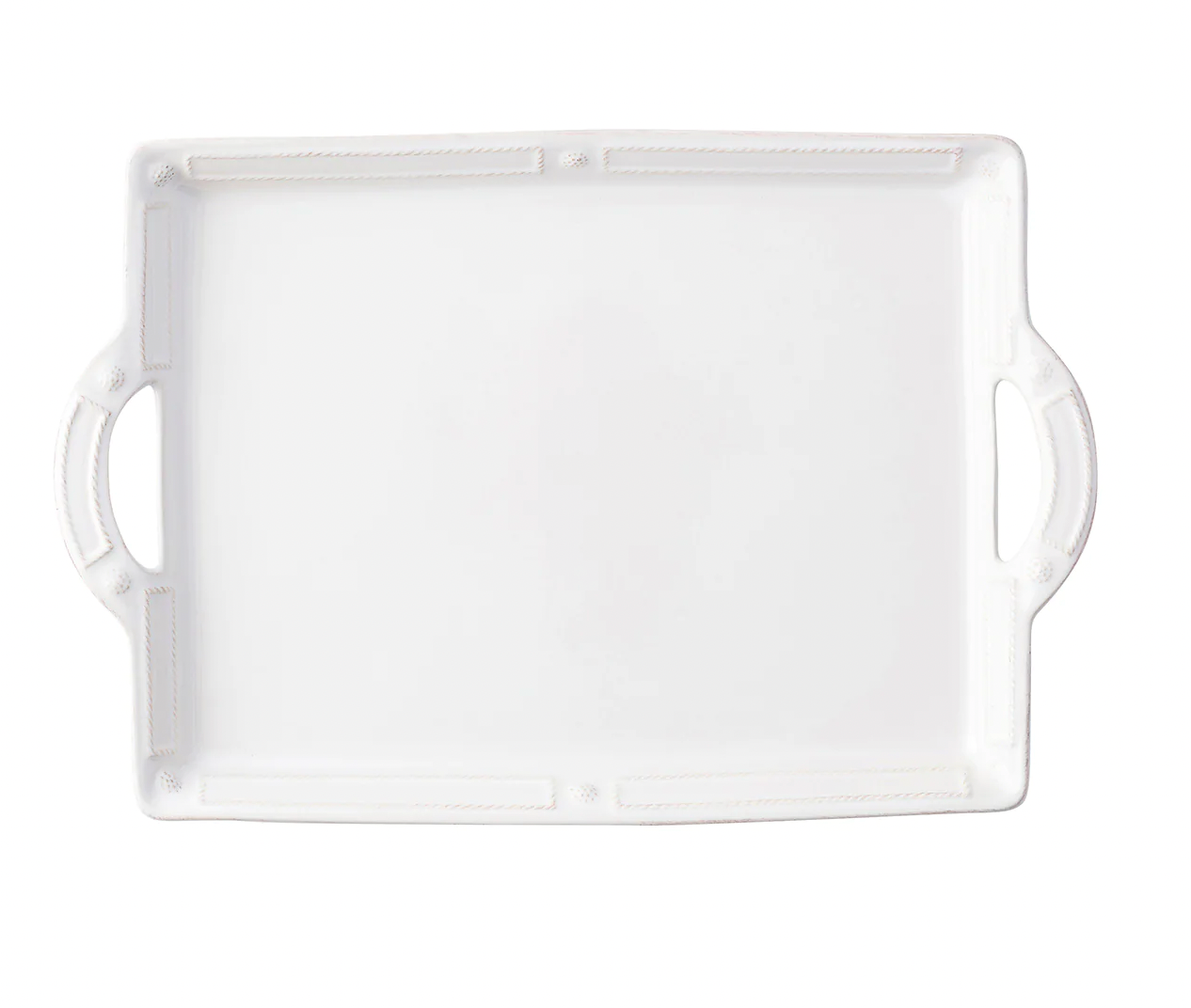 French Panel Platter with Handles JB25/W