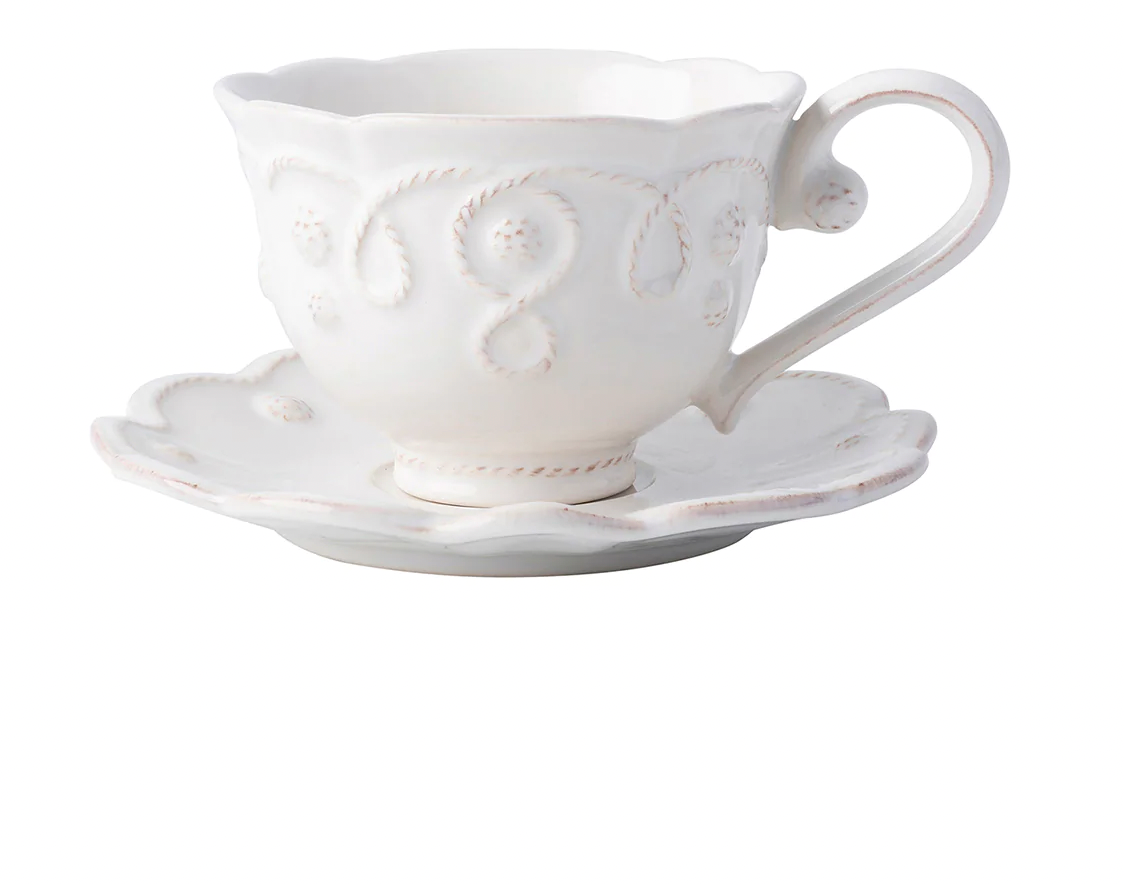JARDINS du MONDE Whitewash Tea Cup JMX04/10