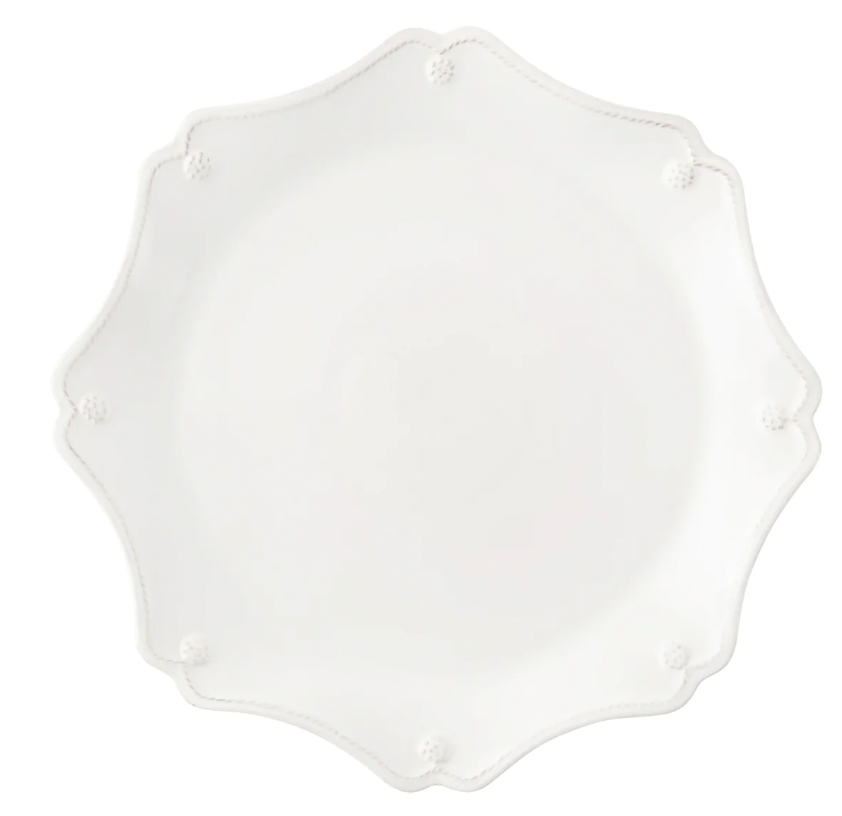 B&T Scallop Platter/Charger JCS/W