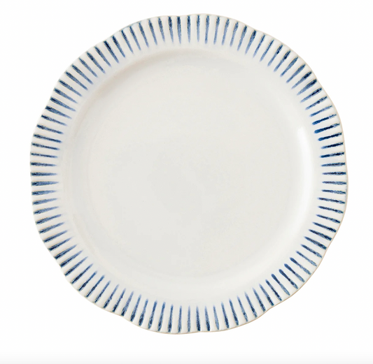 Sitio Stripe Indigo Dinner Plate KW01/046