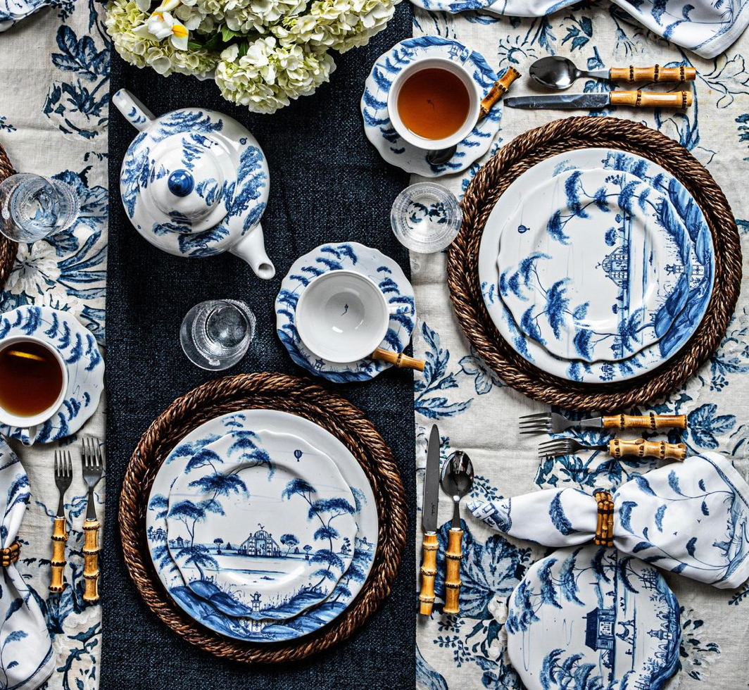 Country Estate Delft Blue Side/Cocktail Plate CE02