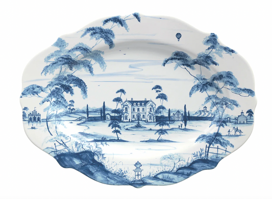 Country Estate Delft Blue Large Serving Platter