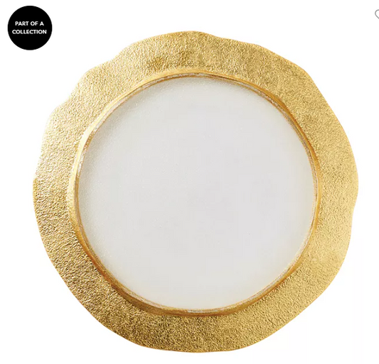 Rufolo Glass Gold Charger⭐️