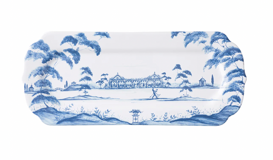 Country Estate Delft Blue Hostess Tray